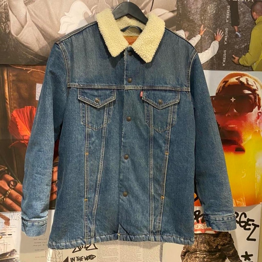 Levi’s Long Sherpa Lined Jacket